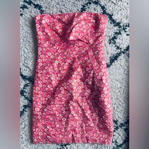 J. Crew Metallic Floral Cocktail Dress